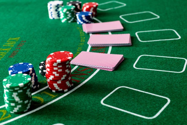 Speed Blackjack decision interface with hit stand double split buttons